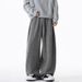 Men's Clothing Pleated Design Heavy Texture Drape Casual Pants Men's Autumn Japanese Loose Texture Straight Pants Trendy Brand Long Pants_viptrois.com
