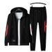 Men's Clothing Spring and Autumn Sports Suit Men's Fashion Brand Hooded Sweater Casual Plus Size Suit Men's Handsome Two piece Suit_viptrois.com