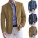 Retro Windproof Jacket For Men – Polyester Casual Coat With Zip Pockets (6 Sizes, Vintage Streetwear, Slim Fit, All-Season Layering Essential)_viptrois.com