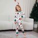 Christmas Santa Snowman crutch Christmas family suit printed homewear pajamas_viptrois.com