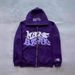Men's Clothing Street Fashion Y2K Gothic Punk Hip Hop Fashion Zipper Sweater Jacket_viptrois.com