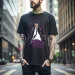 MENS WOMENS Solo Leveling T-Shirt Mens Womens Tees Top Sung Jinwoo Horror Anime Manga Black Gifts Shirt 367_viptrois.com