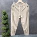 Waffle Pants For Men, Fitting Leg Tied Casual Sweatpants, Trendy Brand Ins, Loose American High Street Sports Pants,_viptrois.com