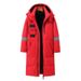 Men's Clothing Winter Long Down Coat Knee-Length Extreme Cold Weather Parka With 600FP White Duck Feather, Windproof Thickened Hooded Jacket_viptrois.com