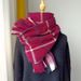 Unisex Plaid scarf women fashion temperament elegant shawl thickened warm double outside_viptrois.com