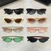 New Cat Eye Sunglasses For Women And Men, Korean Style Trendy Small Frame Glasses_viptrois.com