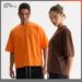 Men's Oversized Cotton T-Shirt – Streetwear Essential (Short Sleeve, Round Neck, 240GSM, XS-XXXL)_viptrois.com