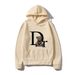 Men's Clothing Velvet Sweatshirt Plain Dr Teddy Bear Print Kangaroo Pocket Drawstring Print Hoodie_viptrois.com