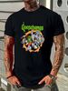 Retro Goosebumps Halloween T Shirt Horror Movie Scary Soft Graphic Homme Summer Comfortable Versatile Stylish Streetwear Designer Clothes Fashion_viptrois.com