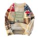 Pure Heavyweight Fleece-Lined Thick For Men Winter Trendy Loose Lazy Style Christmas Knitted Sweater Couple Outfit Cardigan_viptrois.com
