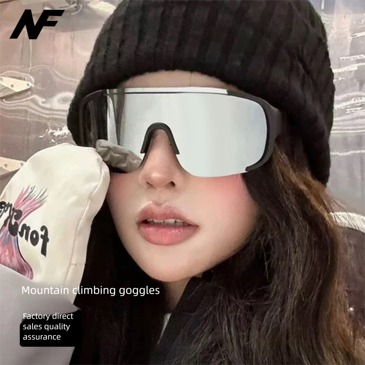 New Cycling For Men And Women, Integrated Windproof Sandproof Goggles, Outdoor Mountaineering UV Protection Sunglasses_viptrois.com