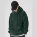 Men's Fleece-Lined Hoodie - Winter Warm Pullover With Oversized Pockets (S-XXL, Black/Green/Grey/Khaki)_viptrois.com
