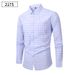 Men's Clothing Men's Casual Long Sleeve Shirt - Soft Cotton Blend Plaid Shirt, Relaxed Fit, Versatile Daily Wear For Autumn_viptrois.com