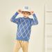 kid's clothing Autumn and winter knitwear thickened large children's round neck pullover sweater_viptrois.com