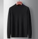 Pure 100% Pure 2025 Autumn Winter Medium Thick Men's Mid-Neck Inner Layer Merino Wool Sweater_viptrois.com