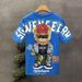Men's Clothing High Quality Drop Shoulder Cotton T Shirt Men's Summer New Trendy Brand Half Sleeved Top Fun Cartoon Bear Short Sleeved T_viptrois.com
