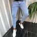 Men's Slim Fit Stretch Denim Jeans - Comfortable Straight Leg Trousers For Casual & Work_viptrois.com
