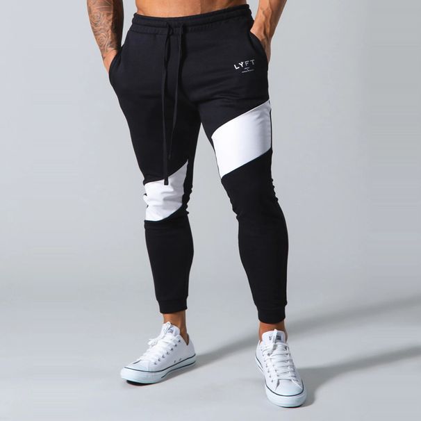 Men's clothing spliced sports casual basketball pants_viptrois.com