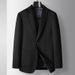 Men's Clothing Men's Casual Suit Autumn And Winter Mulberry Silk Wool Single Western Light Luxury Business Official Wool Suit Jacket_viptrois.com