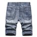 Men's loose straight leg printed quarter pants_viptrois.com