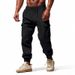 Men's Clothing Men's Casual Pants Spring And Autumn Style Wide Tube Outdoor Sports Workwear Cuff Pants Men_viptrois.com