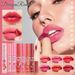 Long-Lasting Peel-Off Hydrating Lip Mask & Tinted Lip Gloss Set - Transfer-Proof Liquid Lipstick For Vivid Color_viptrois.com