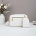 Women's Quilted Crossbody Bag - Minimalist Shoulder Purse With Mini Coin Pouch, Casual Everyday Use_viptrois.com