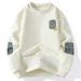 Men's Double-Sided Velvet Sweater – Premium Austrian Grain Texture, Thick Winter Pullover (White/Grey/Black/Brown/Green, M-3XL)_viptrois.com