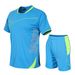 Men's Clothing Sports Suit Men's Summer Fitness Short Sleeved T Shirt Quick Drying Clothes Running Loose Casual Sportswear Large Size 1701_viptrois.com