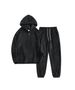 "Men's Hooded Sweatshirt & Jogger Set – Solid Color Casual Two-Piece For Autumn & Winter – Black/Grey/Army Green/Camel"_viptrois.com