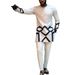 Men's moslem New Ready Stock Casual Plain Long Sleeve Plaid Print Spring Autumn Ethnic Style Suit_viptrois.com