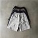 Men's Trendy Pattern Casual Shorts American Retro Washed Loose Street Style Straight Pants_viptrois.com
