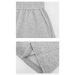 Men's Performance Polyester Sweatpants - Slim & Loose Fit With Drawstring Waist & Utility Pockets (Black/Light Gray)_viptrois.com