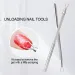Arte Clavo 1pcs Stainless Steel UV Gel Nail Polish Remover Pedicure Manicure Care Tools Sets Cuticle Nail Pusher Nail Art Tools_viptrois.com