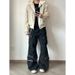 High-end American Style Mountain Eagle For Men, Winter Thickened Faux Rabbit Fur Short Bomber Jacket Cotton Coat_viptrois.com