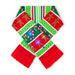Women's Scarves Santa Claus Deer Head Scarf With LED Lights Colorful Lights Elk Winter Jacquard Fan Scarf_viptrois.com