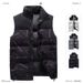 Cotton Vest For Men 2024 Autumn Winter New Youth Urban Trendy Patchwork Casual Stand Collar Sleeveless Jacket Men's_viptrois.com