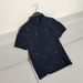 Men's Clothing Summer New Business Casual Polo Shirt Navy Blue Lightning Embroidery Short Sleeved T Shirt POLO Shirt_viptrois.com