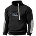 Men's Clothing Men's V Neck Buttoned Sweatshirt Fleece Warm Tactical Sweatshirt Pullover Training Men's Long Sleeved_viptrois.com