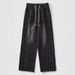 Wide Jeans, Men's Trendy Brand American High Street Hanging Casual Rugged Stylish Floor Length Pants, Wear-Resistant And_viptrois.com
