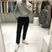 Korean-Style Minimalist Lapel Sweater – Solid Color Crewneck Pullover (Grey/White/Black, M-3XL)_viptrois.com
