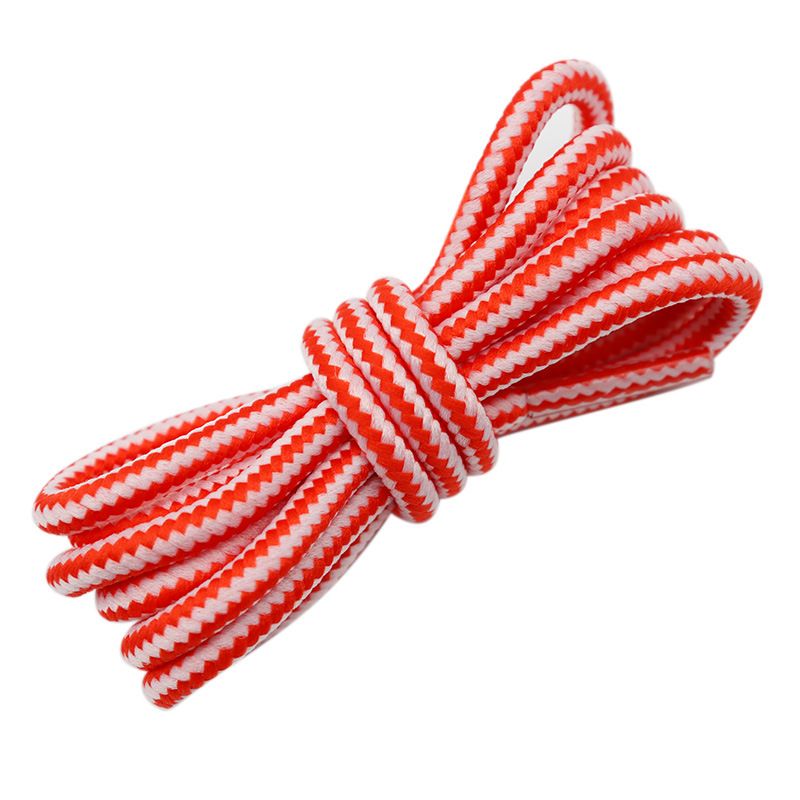 Shoe Accessories gold shoelaces wholesale Martin boots dad shoes big yellow boots original two color stripes all match retro round shoelaces_viptrois.com