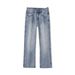 Men's Clothing Men's Flared Loose Jeans Men Autumn New High Street Wide Leg Slim Washed Pants Men's Autumn_viptrois.com