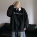 Loom Loom Ume Purple Suede Round Neck Sweatshirt Men Retro Trendy Loose Heavyweight European And American Long Sleeve T-Shirt_viptrois.com