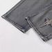 European And American Street Retro High-End Feel Distressed Flared Jeans For Men, Trendy Brand, Loose Washed Vintage_viptrois.com