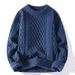 Men's Zodiac Year Red Cable Knit Cardigan - Thick Winter Sweater For Christmas & Couple Wear_viptrois.com