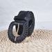 Simple and versatile waistline braided belt decorative jeans free punching belt_viptrois.com