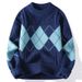 Men's Clothing High Collar Cotton Winter Warm Sweater Women's Winter Knit Sweater Semi-Turtleneck Warm Soft Pullover Casual Slim Fit Long Sleeve Top_viptrois.com