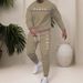 Men's Clothing Round Neck Sweatshirt Trousers Suit Simple Casual Crewneck Sweatshirt & Jogger Pants Set - Stylish Comfort Fit For Everyday Wear_viptrois.com