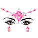 Halloween EDM electronic music festival face stickers eyebrow stickers diamond resin diamond carnival diamond stickers masquerade face decoration_viptrois.com